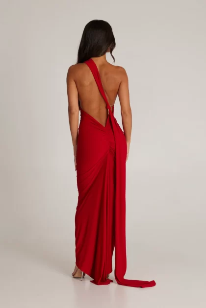 MELANI Constantina Gown - Red (HIRE) - Image 11