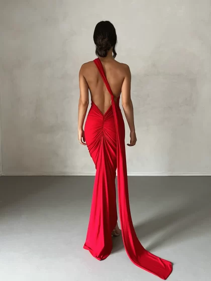 MELANI Constantina Gown - Red (HIRE) - Image 2