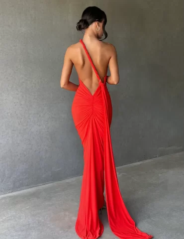 MELANI Constantina Gown - Tangerine