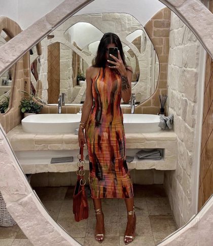 SNDYS St Barts Mesh Midi Dress (HIRE) - Image 5