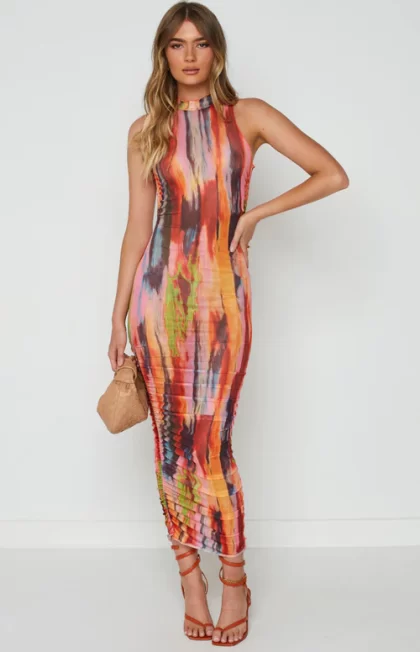 SNDYS St Barts Mesh Midi Dress (HIRE) - Image 10