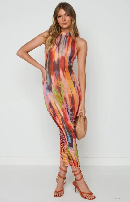 SNDYS St Barts Mesh Midi Dress (HIRE) - Image 9