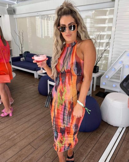 SNDYS St Barts Mesh Midi Dress (HIRE) - Image 7