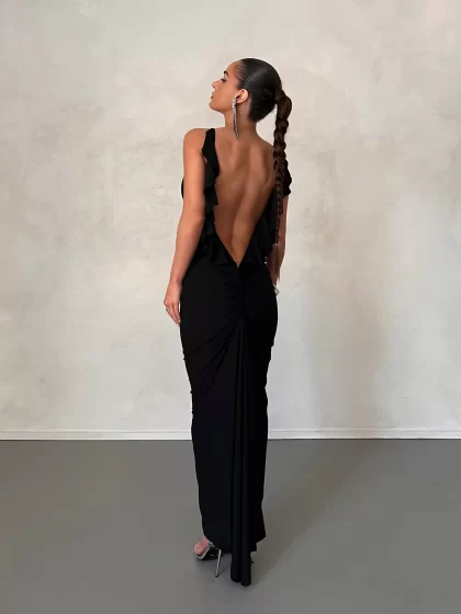 MELANI Bella Dress - Black - Image 3