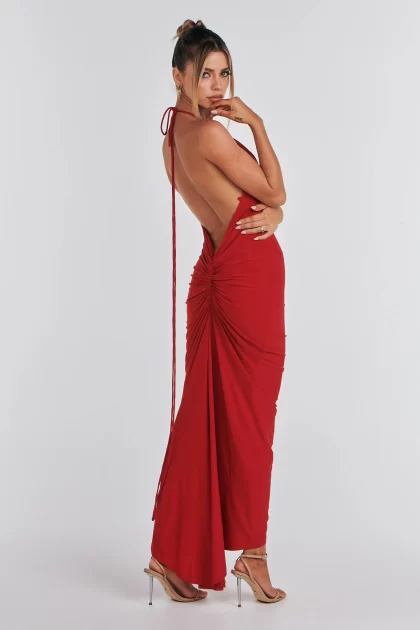 MELANI Arianna Dress - Red (HIRE) - Image 3