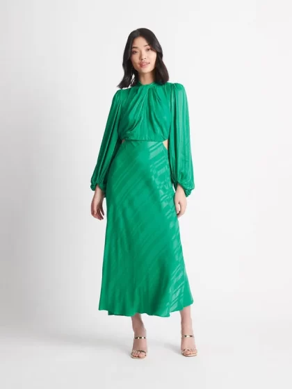 SHEIKE Brazen Maxi Dress - Emerald (HIRE) - Image 2