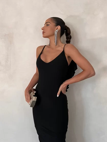 MELANI Bella Dress - Black - Image 4
