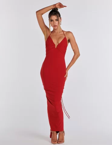 MELANI Arianna Dress - Red (HIRE)