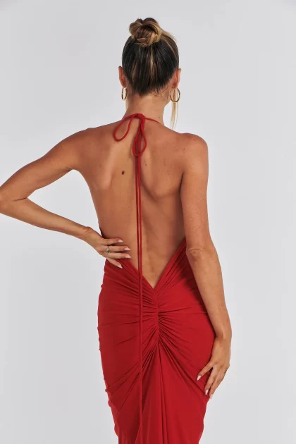 MELANI Arianna Dress - Red (HIRE) - Image 11