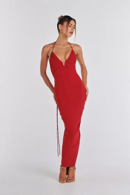MELANI Arianna Dress - Red (HIRE) - Image 6