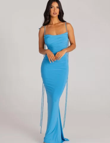 MELANI Jiani Gown - Sky Blue