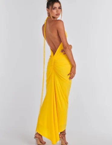 MELANI Arianna Dress - Yellow (HIRE)
