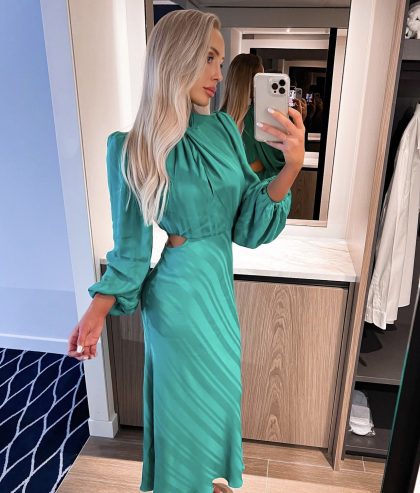 SHEIKE Brazen Maxi Dress - Emerald (HIRE)