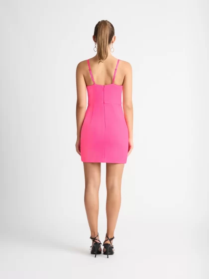 SHEIKE Vanity Mini Dress - Hot Pink (HIRE) - Image 3