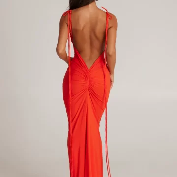 MELANI Jiani Gown - Tangerine - Image 4
