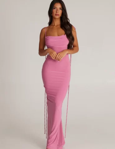 MELANI Jiani Gown - Mauve (HIRE)