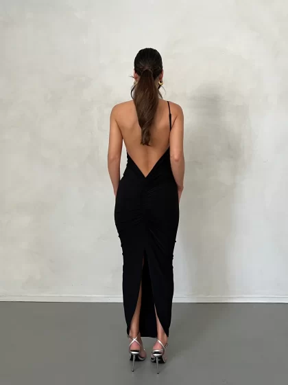 MELANI Lydia Dress - Black (HIRE) - Image 7