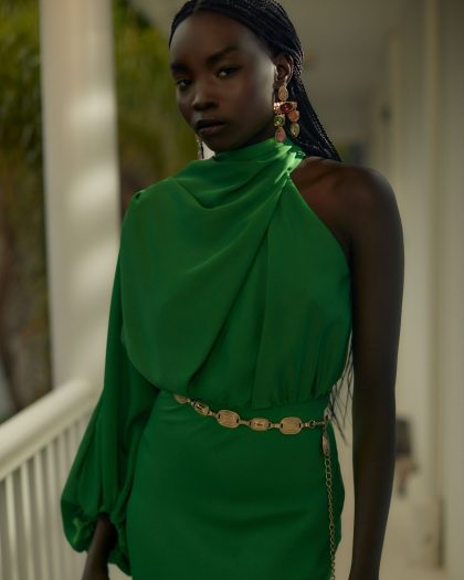 SHEIKE Olivia Maxi Dress - Emerald (HIRE) - Image 6