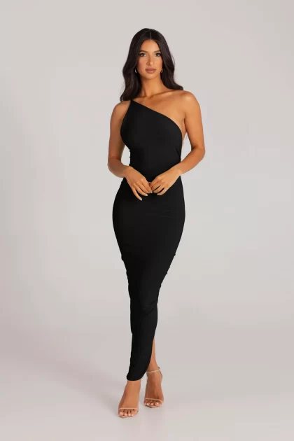 MELANI Lydia Dress - Black (HIRE)