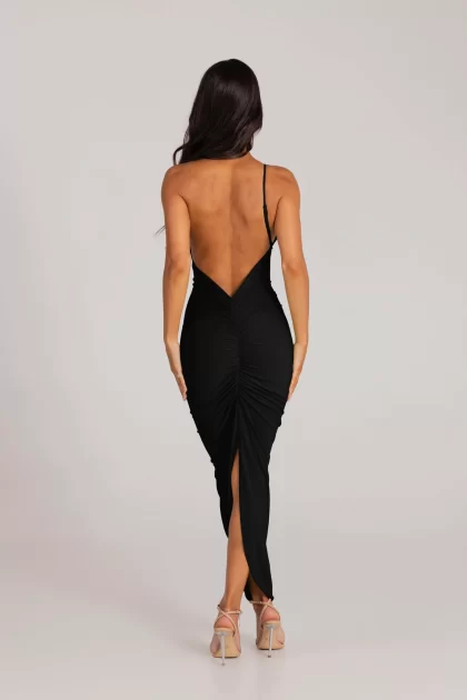 MELANI Lydia Dress - Black (HIRE) - Image 3