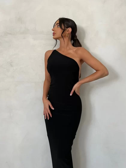 MELANI Lydia Dress - Black (HIRE) - Image 5