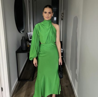 SHEIKE Olivia Maxi Dress - Emerald (HIRE) - Image 8