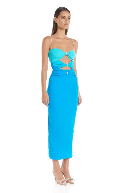 ELIYA Zora Dress - Blue (HIRE) - Image 8