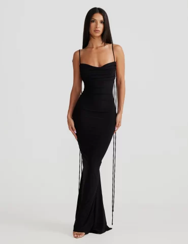 MELANI Jiani Gown - Black