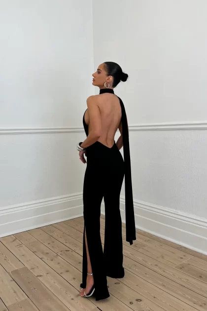 MELANI Vera Multi Way Jumpsuit - Black (HIRE) - Image 2