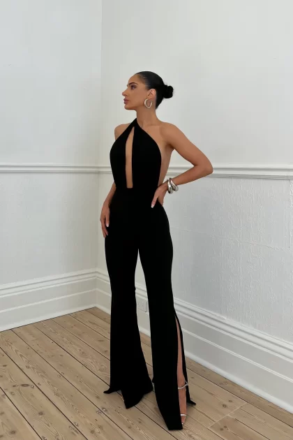 MELANI Vera Multi Way Jumpsuit - Black (HIRE) - Image 5
