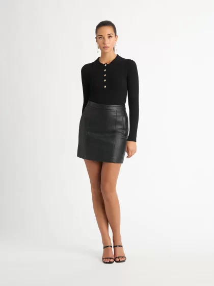 SHEIKE Rival Mini Skirt - Black (HIRE) - Image 7