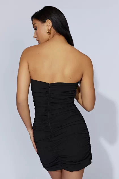 MESHKI Victorie Mini Dress - Black (HIRE) - Image 6