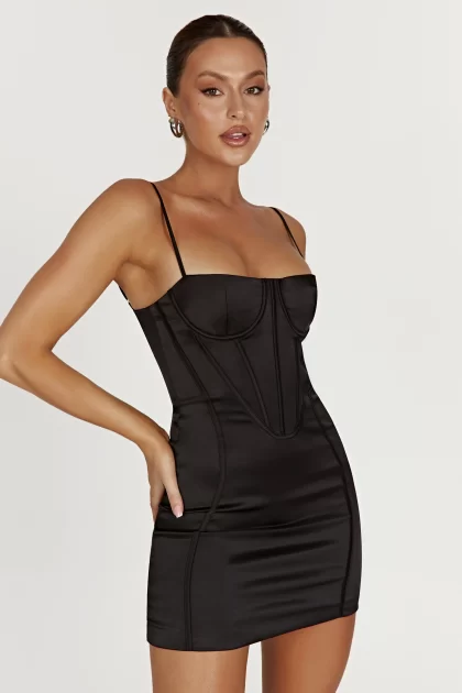 MESHKI Bridget Corset Mini - Black (HIRE) - Image 5