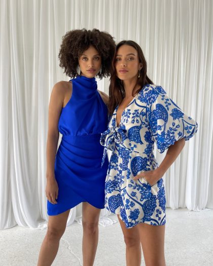 SHEIKE Heart Breaker Dress - Cobalt (HIRE) - Image 4