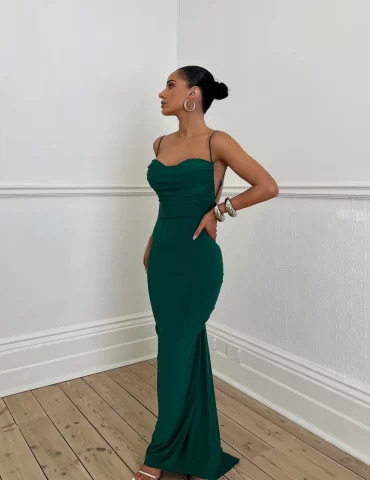 MELANI Celina Dress - Emerald