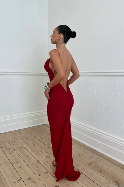 MELANI Celina Dress - Red (HIRE)