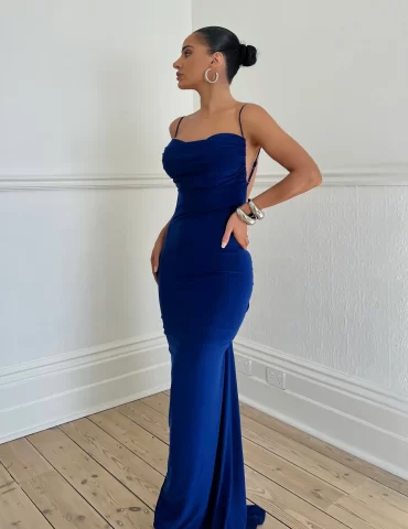 MELANI Celina Dress - Royal Blue (HIRE)
