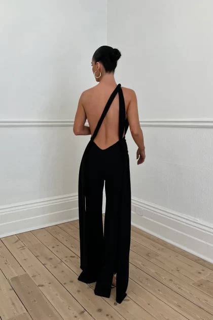 MELANI Vera Multi Way Jumpsuit - Black (HIRE) - Image 6