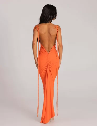 Zahara Dress - Orange
