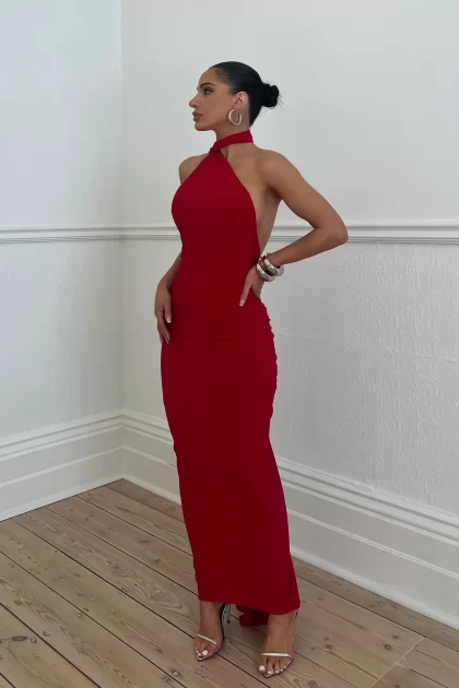 MELANI Leoni Dress - Red