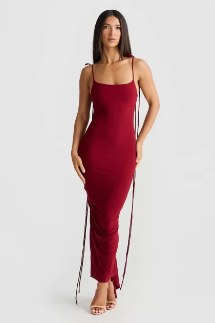MELANI Azari Dress - Wine