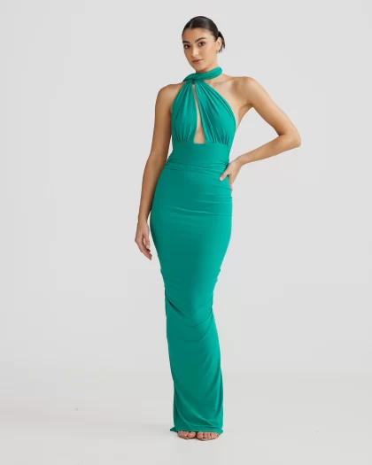 MELANI Izabella Multi Way Gown - Jade (HIRE)