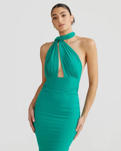 MELANI Izabella Multi Way Gown - Jade (HIRE) - Image 2