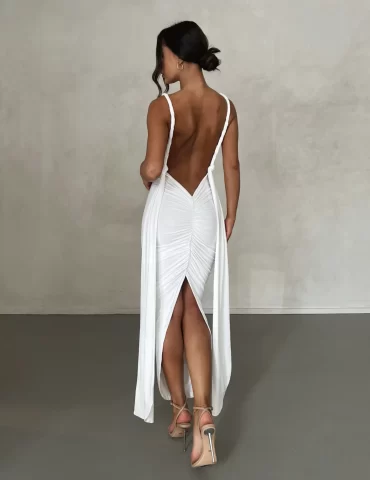MELANI Melrose Multi Way Dress - White