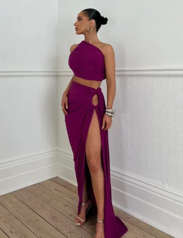 MELANI Viera Two Piece - Purple (HIRE)