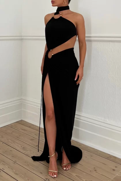 MELANI Zahra Gown - Black (HIRE) - Image 4