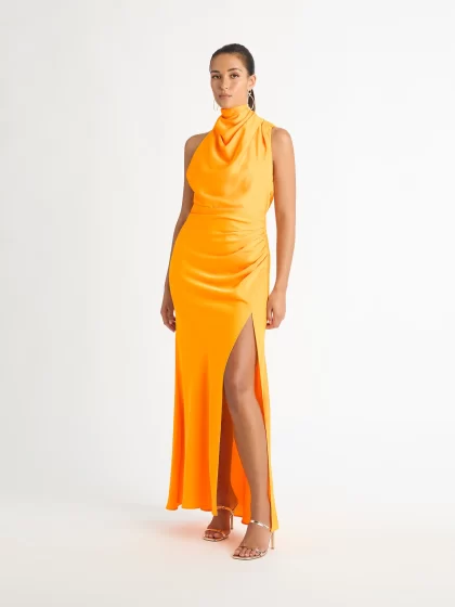 SHEIKE Venus Maxi Dress - Mango (HIRE) - Image 7