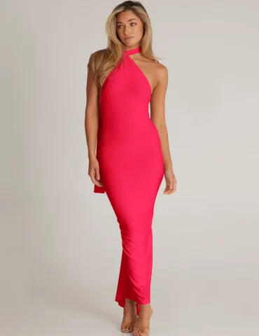 MELANI Leoni Dress - Fuchsia