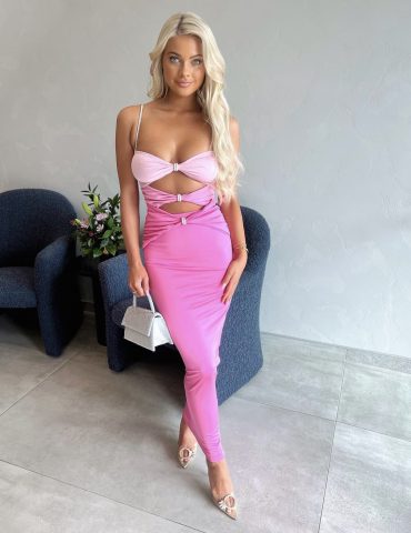 ELIYA Zora Dress - Pink (HIRE)