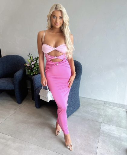 ELIYA Zora Dress - Pink (HIRE)